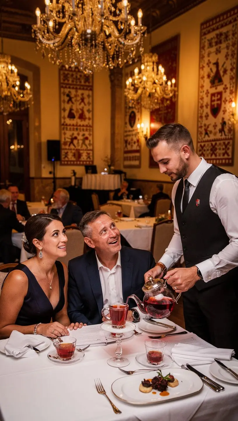 Šálka voňavého čaju z ibišteka s plátkami citrusov a bobuľami