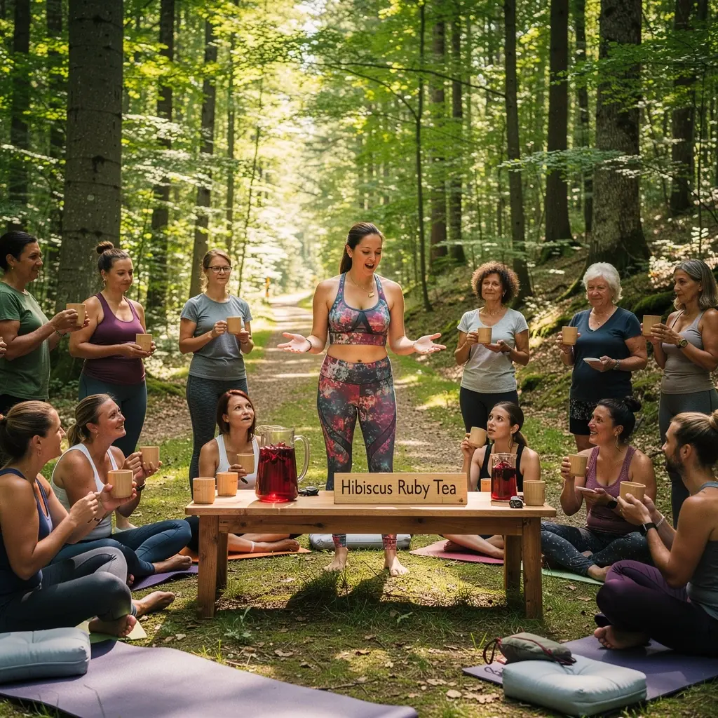 Svieži čajový nápoj servírovaný s mätou a citrónom na letnej terase